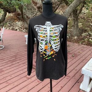 Set of 2 Halloween Glow In The Dark T‎ Shirts